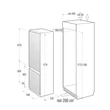 Gorenje RKI4181KW beépíthető kombinált hűtő