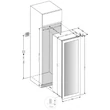 Pando PVMAV-178-112XL beépíthető borhűtő - inox - balos
