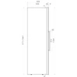 Pando PVMAV-178-112XL beépíthető borhűtő - inox - balos