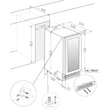 Pando PVMB-30-16CRL beépíthető borhűtő - fekete - balos