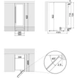 Kép 3/5 - Pando PVMB 30-16XR borhűtő - pult alá építhető, inox, jobbos