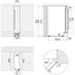 Kép 2/3 - Pando PVZB-15-9XL beépíthető borhűtő - inox - balos