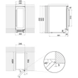 Pando PVZB 30-16XR borhűtő - pult alá építhető, inox, jobbos