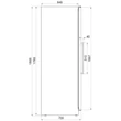 Kép 2/3 - Pando PVZL-180-165XL szabadonálló borhűtő - inox - balos