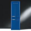 SMEG FAB32RBE5 szabadonálló alulfagyasztós kombinált retro hűtőszekrény - kék - jobbos