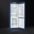SMEG FAB32RBE5 szabadonálló alulfagyasztós kombinált retro hűtőszekrény - kék - jobbos