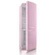 SMEG FAB32RPK5 szabadonálló alulfagyasztós kombinált retro hűtőszekrény - rózsaszín - jobbos