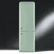 SMEG FAB32RPG5 szabadonálló alulfagyasztós kombinált retro hűtőszekrény - zöld - jobbos