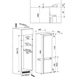 Whirlpool SP40 802 EU beépíthető alulfagyasztós hűtőszekrény