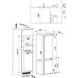 Whirlpool SP40 802 EU beépíthető alulfagyasztós hűtőszekrény