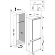 Whirlpool WH SP70 T241 P beépíthető alulfagyasztós hűtőszekrény