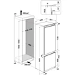 Whirlpool WH SP70 T262 P beépíthető alulfagyasztós hűtőszekrény