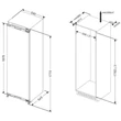 NODOR NorFrost ICE TNF-177 BI/A beépíthető fagyasztószekrény