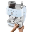 SMEG EGF03PBEU őrlővel kombinált kávéfőző - világoskék