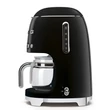 SMEG DCF02BLEU filteres retro kávéfőző - fekete