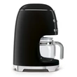 SMEG DCF02BLEU filteres retro kávéfőző - fekete