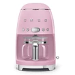 SMEG DCF02PKEU filteres retro kávéfőző - rózsaszín