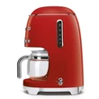 SMEG DCF02RDEU filteres retro kávéfőző - piros