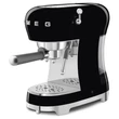 SMEG ECF02BLEU espresso retro kávéfőző - fekete