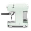 SMEG ECF02PGEU espresso retro kávéfőző - világoszöld