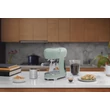 SMEG ECF02PGEU espresso retro kávéfőző - világoszöld