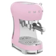 SMEG ECF02PKEU espresso retro kávéfőző - rózsaszín