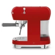 SMEG ECF02RDEU espresso retro kávéfőző - piros