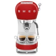 SMEG ECF02RDEU espresso retro kávéfőző - piros