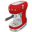 SMEG ECF02RDEU espresso retro kávéfőző - piros