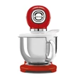 Smeg SMF03RDEU retro konyhai robotgép - piros