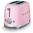 Smeg TSF01PKEU retro 2-szeletes kenyérpirító - rózsaszín