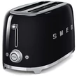 Smeg TSF02BLEU retro 4-szeletes kenyérpirító - fekete
