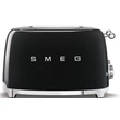 Smeg TSF03BLEU retro 2x2-szeletes kenyérpirító -  fekete