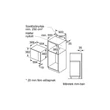 Bosch Serie6 BFL554MS0 beépíthető mikrohullámú sütő