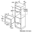 Bosch Serie8 BFL634GS1 beépíthető mikrohullámú sütő
