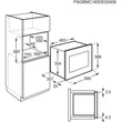 Electrolux LMS4253TMW beépíthető mikrohullámú sütő