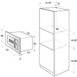 Gorenje BM6250ORAX beépíthető mikróhullámú sütő