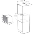 Gorenje BM251S4XG beépíthető mikrohullámú sütő