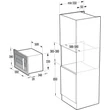 Gorenje BM6250ORAW beépíthető mikróhullámú sütő