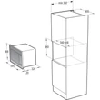 Gorenje BMI201AG1X beépíthető mikrohullámú sütő