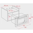 TEKA MB 620 BI beépíthető mikrohullámú sütő