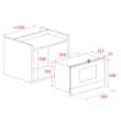 TEKA ML 822 BIS R BK beépíthető mikrohullámú sütő