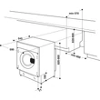 Whirlpool BI WDWG 961484 EU beépíthető elöltöltős mosó-szárítógép