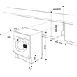 Whirlpool BI WDWG 961485 EU beépíthető elöltöltős mosó-szárítógép