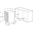 Gorenje GI52010X kezelőszervig beépíthető mosogatógép