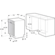 Gorenje GI52040X kezelőpanelig beépíthető mosogatógép
