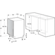 Gorenje GV52040 teljesen beépíthető mosogatógép
