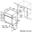 NEFF S413N60S3E beépíthető mosogatógép