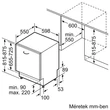 NEFF S513N60X3E beépíthető mosogatógép