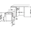 Whirlpool WBO 3O33 PL X kezelőszervig beépíthető mosogatógép